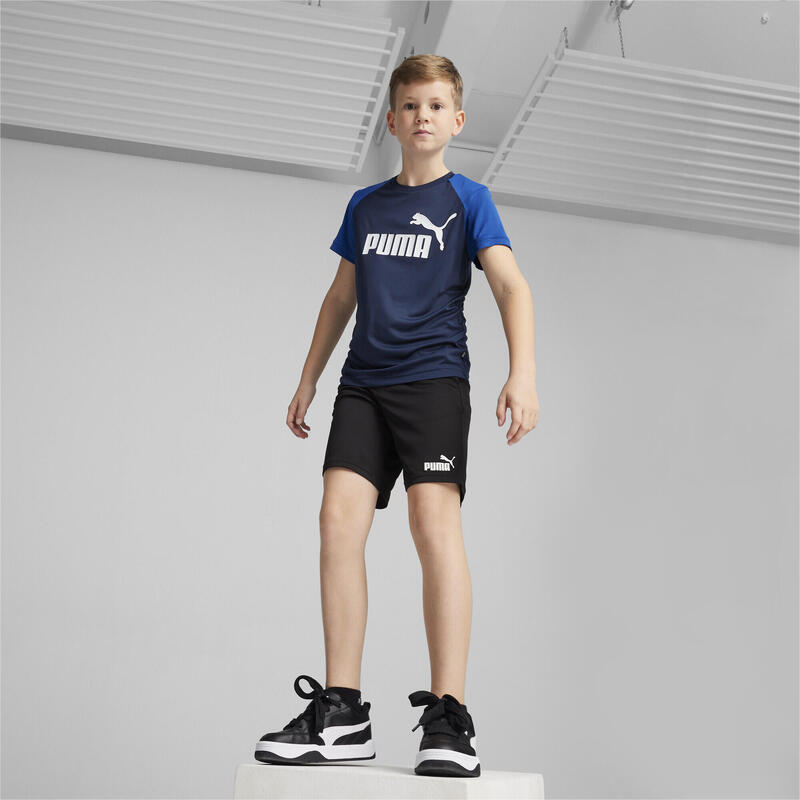 Polyester Shorts-Set Jungen PUMA Club Navy Blue