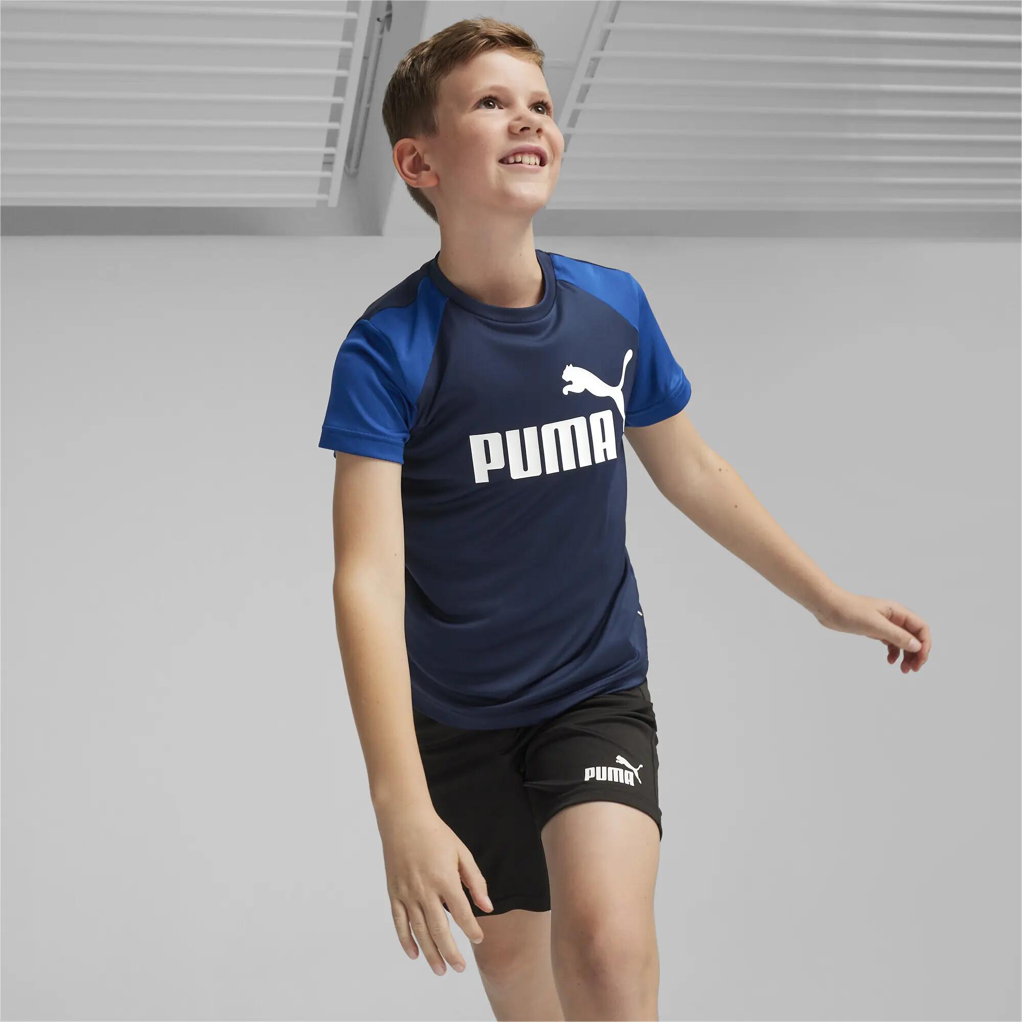 Conjunto Niño de camiseta y shorts de poliéster PUMA Club Navy Blue 3/5