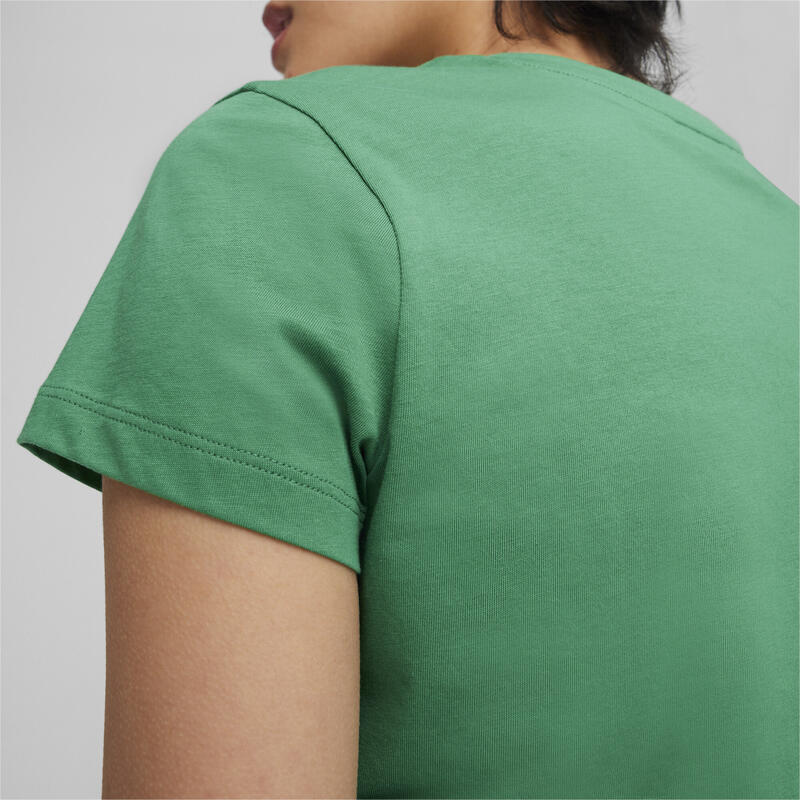 Camiseta ESS+ Script Mujer PUMA Archive Green