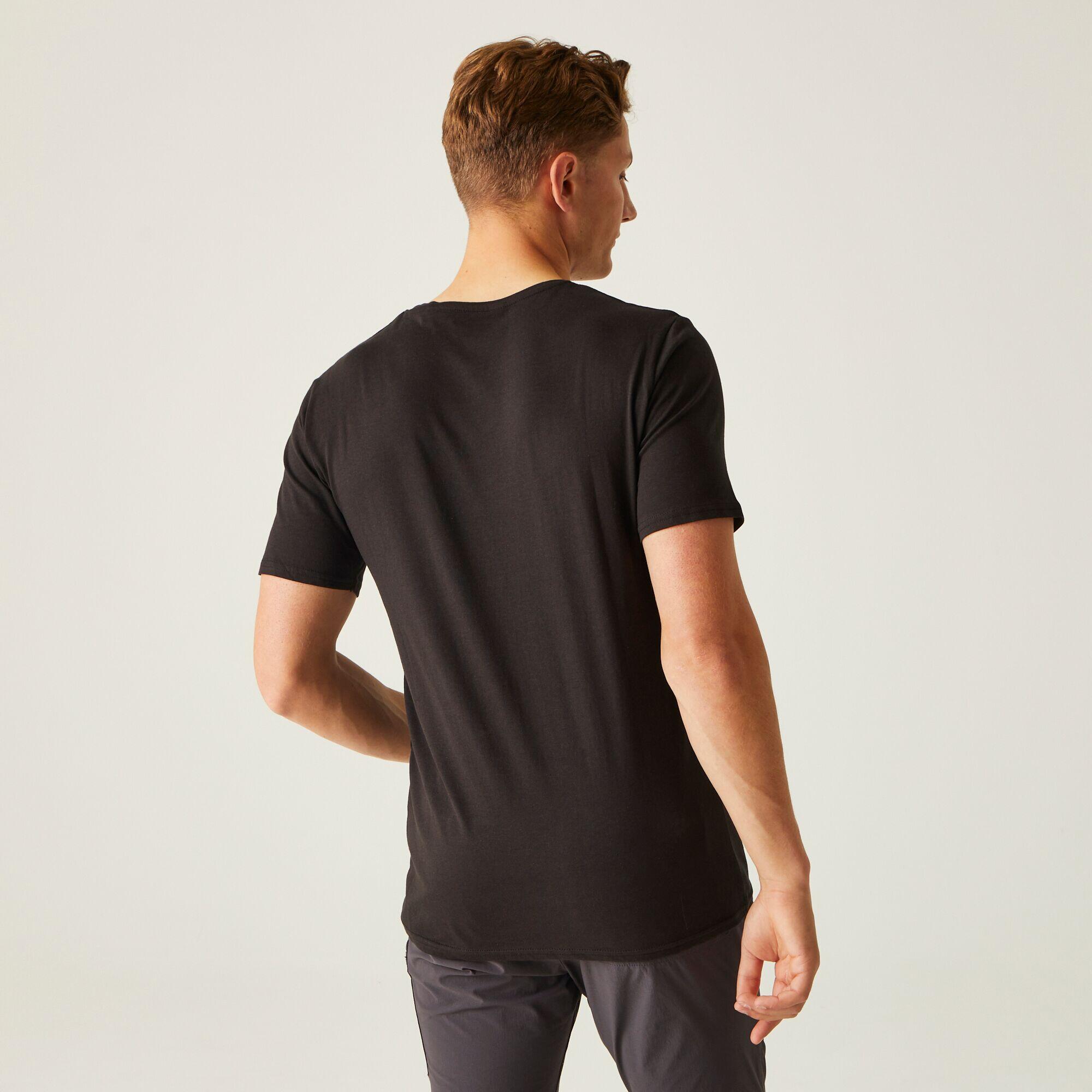 Tait Men's Walking Short Sleeve T-Shirt - Black 2/5