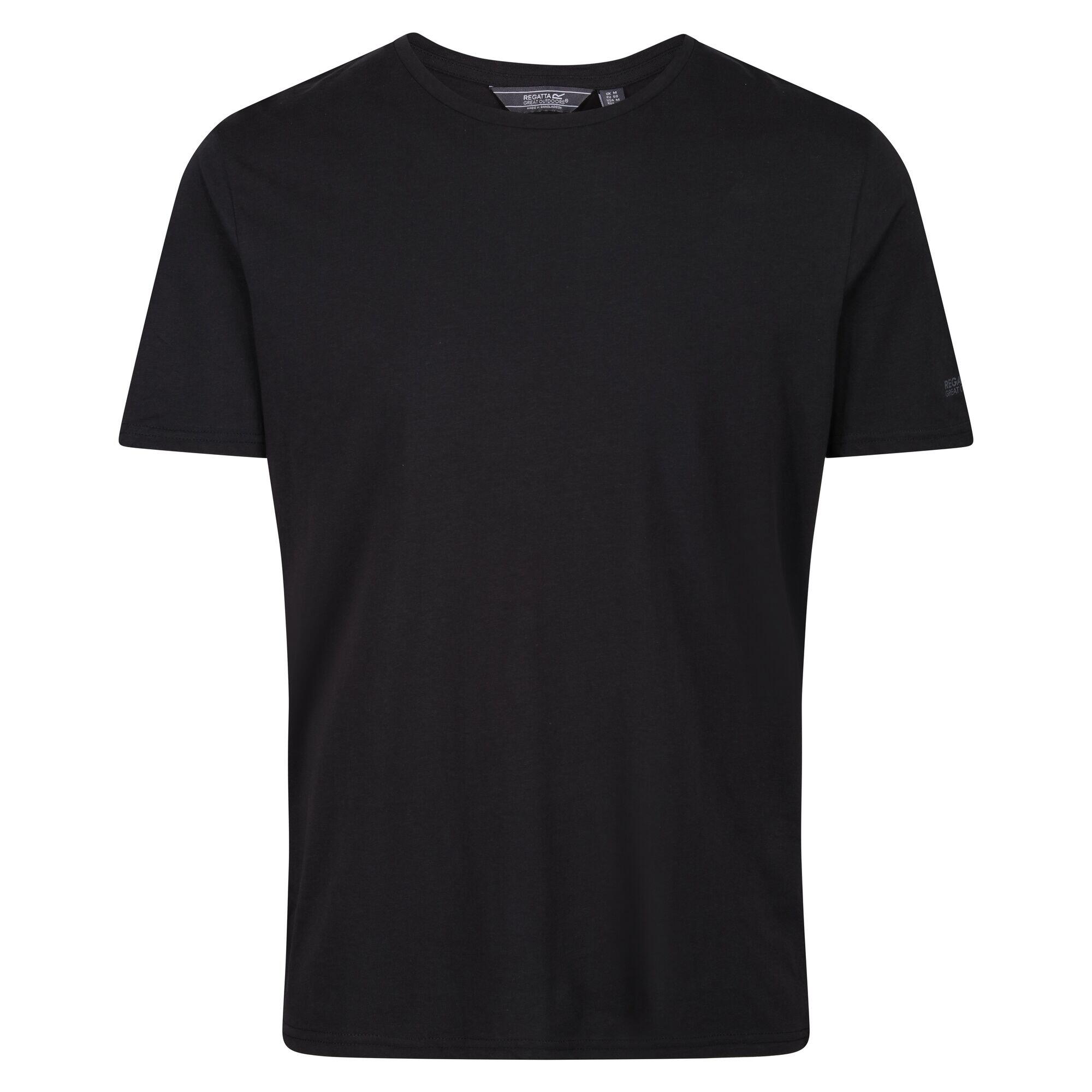 Tait Men's Walking Short Sleeve T-Shirt - Black 5/5