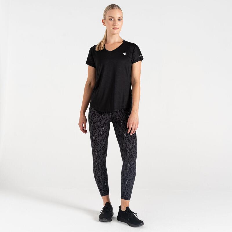 Vigilant Femme Yoga T-Shirt - Noir