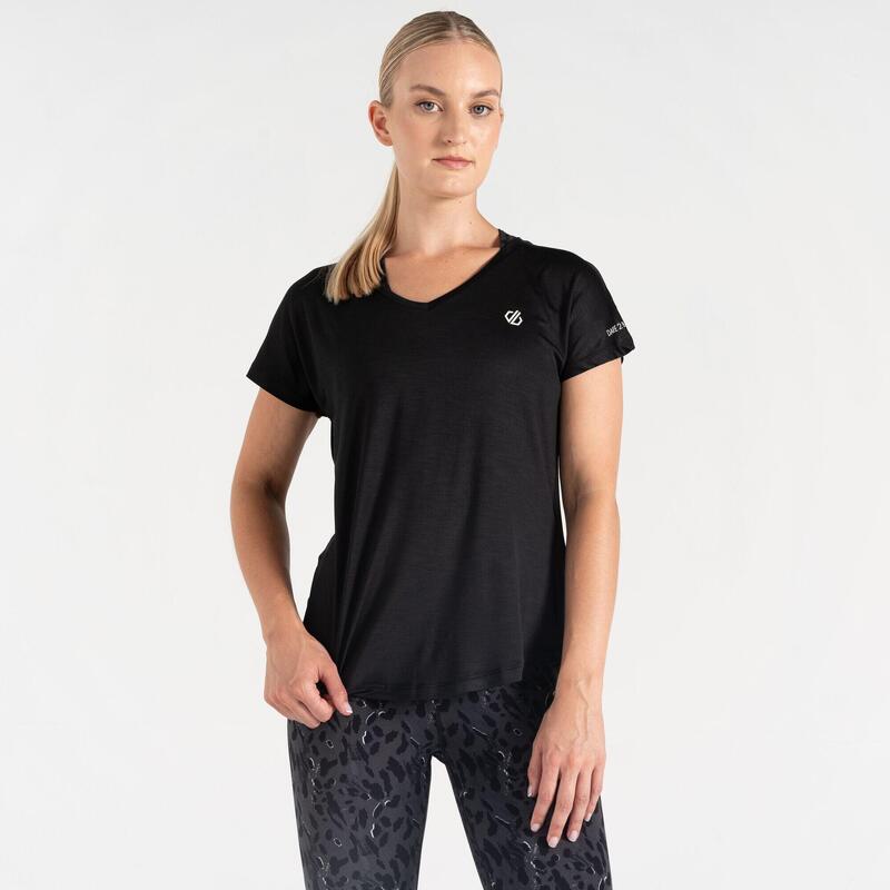 Vigilant Dames Yoga T-shirt - Zwart