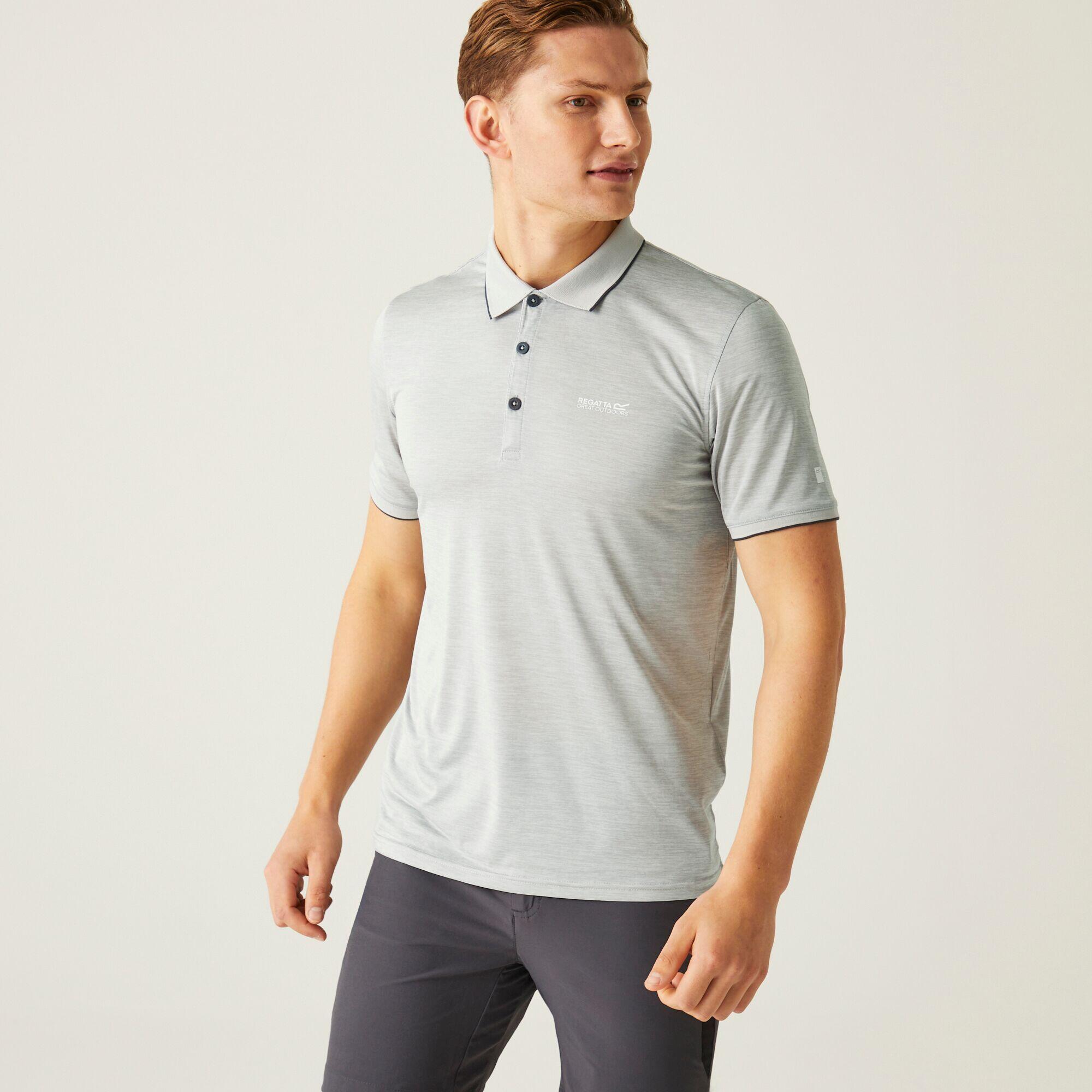 REGATTA Remex II Men's Fitness T-Shirt - Pale Grey