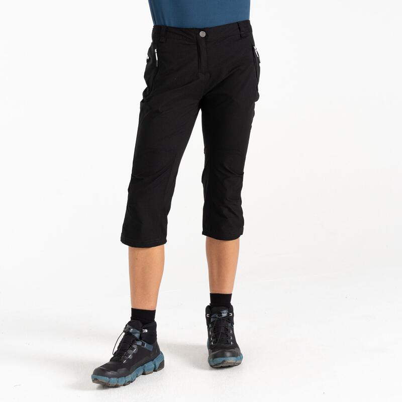 Capri Melodic II 3/4 Short Wandern/Outdoor/Trekking Damen Black Ohne