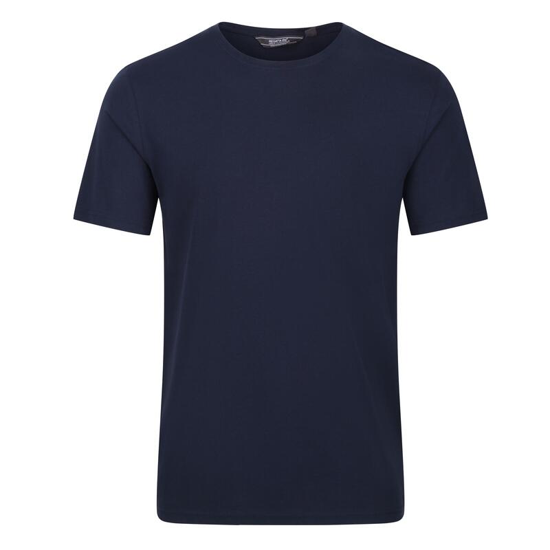 Kurzarmshirt Tait Freizeit Herren Navy Atmungsaktiv REGATTA