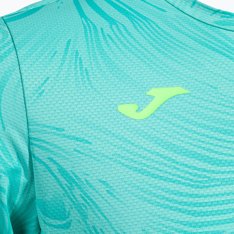 Koszulka męska Joma Challenge Short Sleeve T-Shirt turquoise M