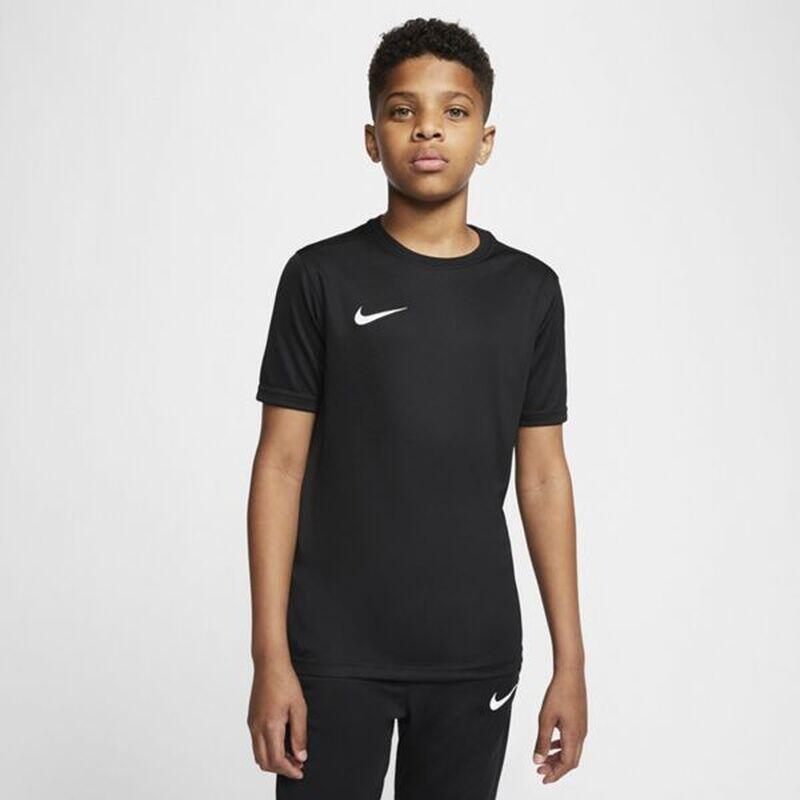 T-shirt da calcio junior nike nero 4/4
