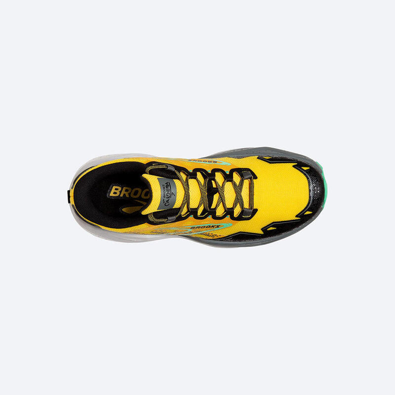 Caldera 7 男裝越野跑鞋 - 黃色