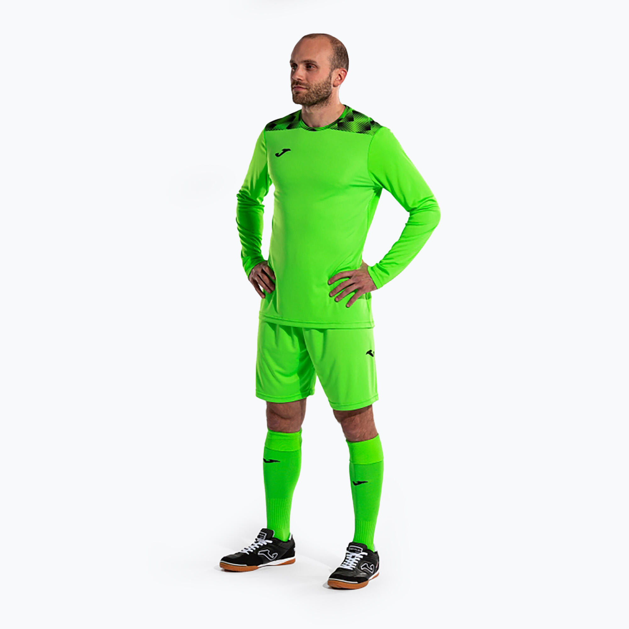 Set Fútbol Niños Joma Zamora VIII Verde Flúor 2/5