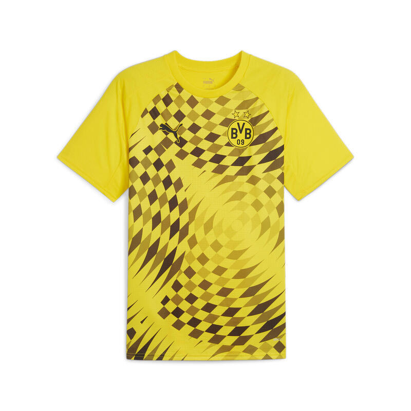 Maillot d'avant-match 23/24 Borussia Dortmund PUMA Cyber Yellow Black