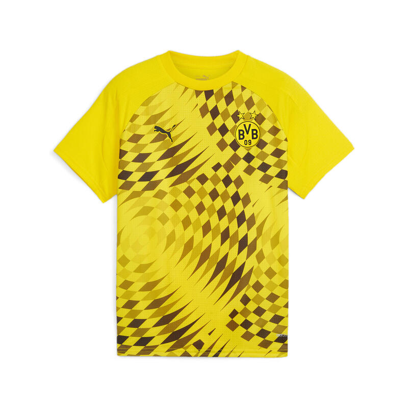 Borussia Dortmund Aufwärmtrikot Jugendliche PUMA Cyber Yellow Black