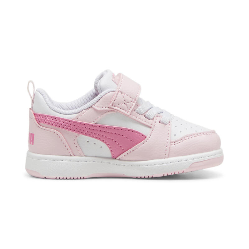 Zapatillas Rebound v6 Lo para bebé PUMA White Fast Pink Whisp Of