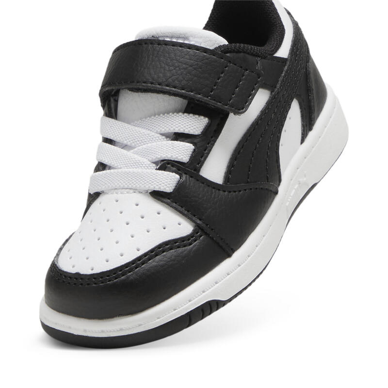 Rebound V6 Lo Sneakers Kinder PUMA White Black