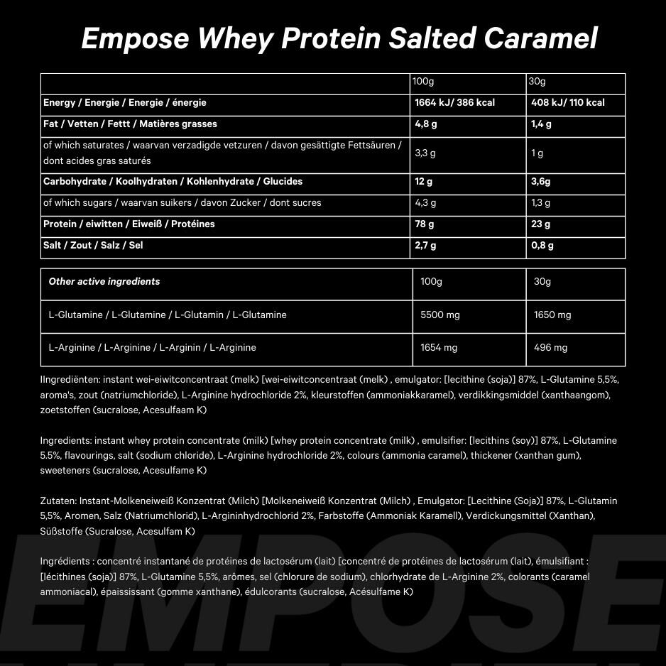 Whey Protein - Eiwit Poeder - Salted Caramel - 2270 gram 3/3