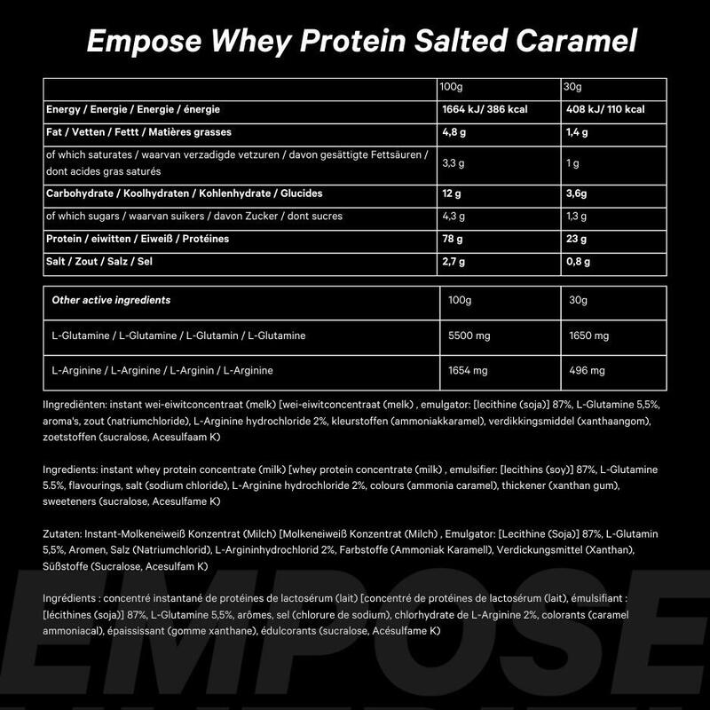 Whey Protein - Eiwit Poeder - Salted Caramel - 2270 gram