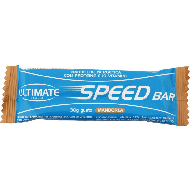 SPEED BAR MANDORLA 30g BARRETTA ENERGETICA CON 10 VITAMINE SENZA COPERTURA