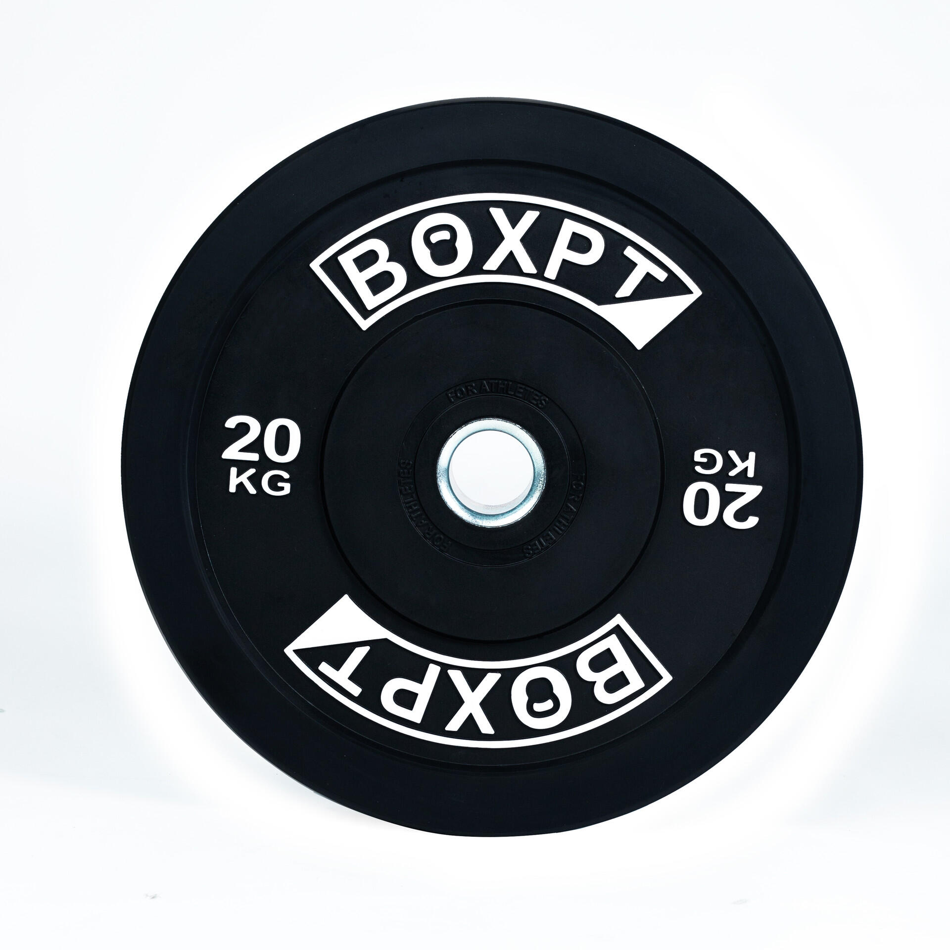 Boxpt Equipment - Bumper Noir - Disque Bumper Haltérophilie - Noir - 20 Kg - Decathlon