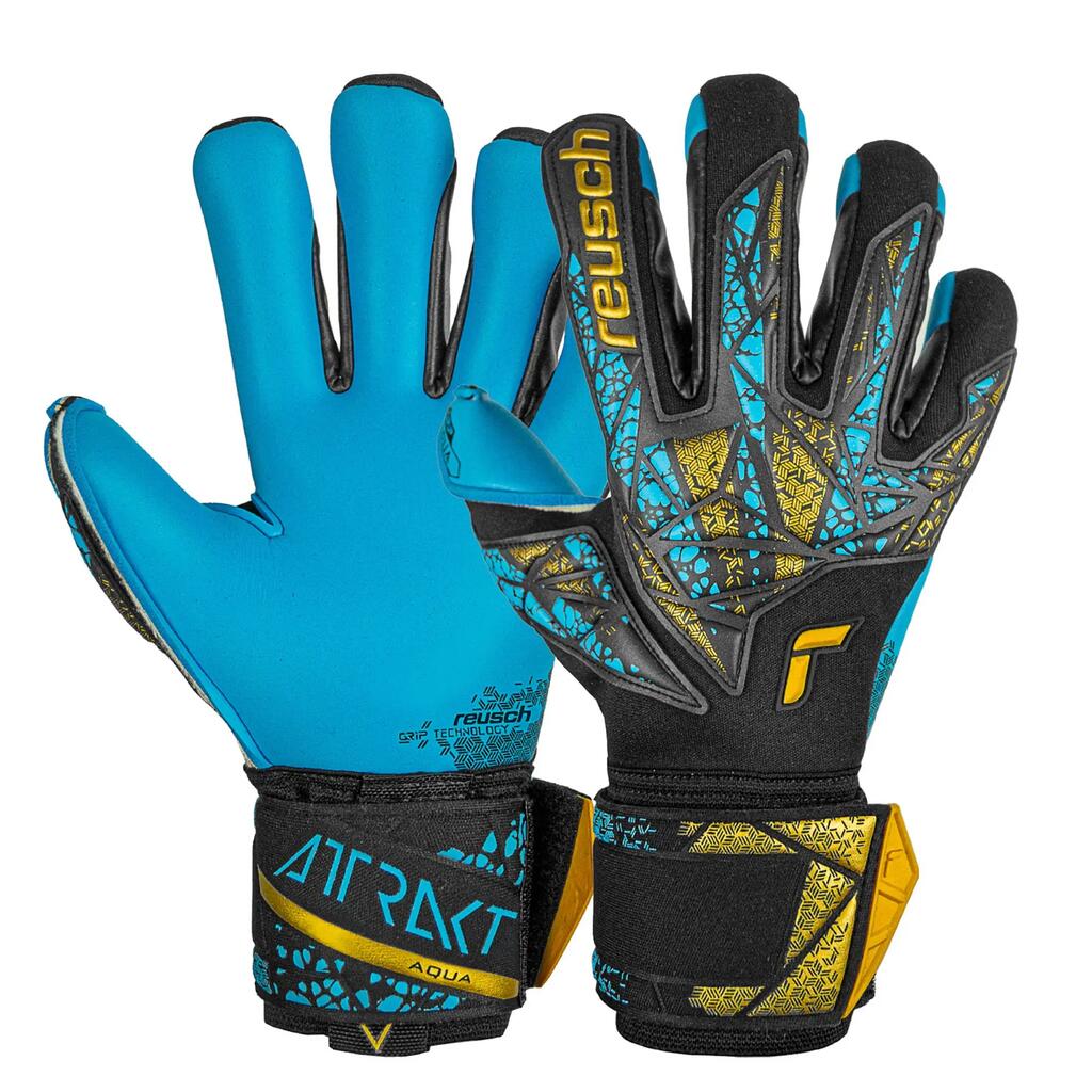 Reusch Attrakt Aqua Finger Support   Goalkeeper Gloves