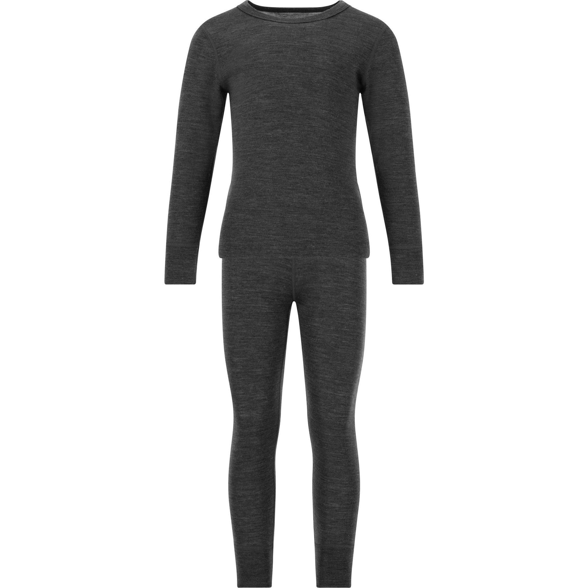 Zigzag - Set Baselayer 2 Pièces Beta - Caleçon Long - Noir|violet - 140 Cm - Decathlon