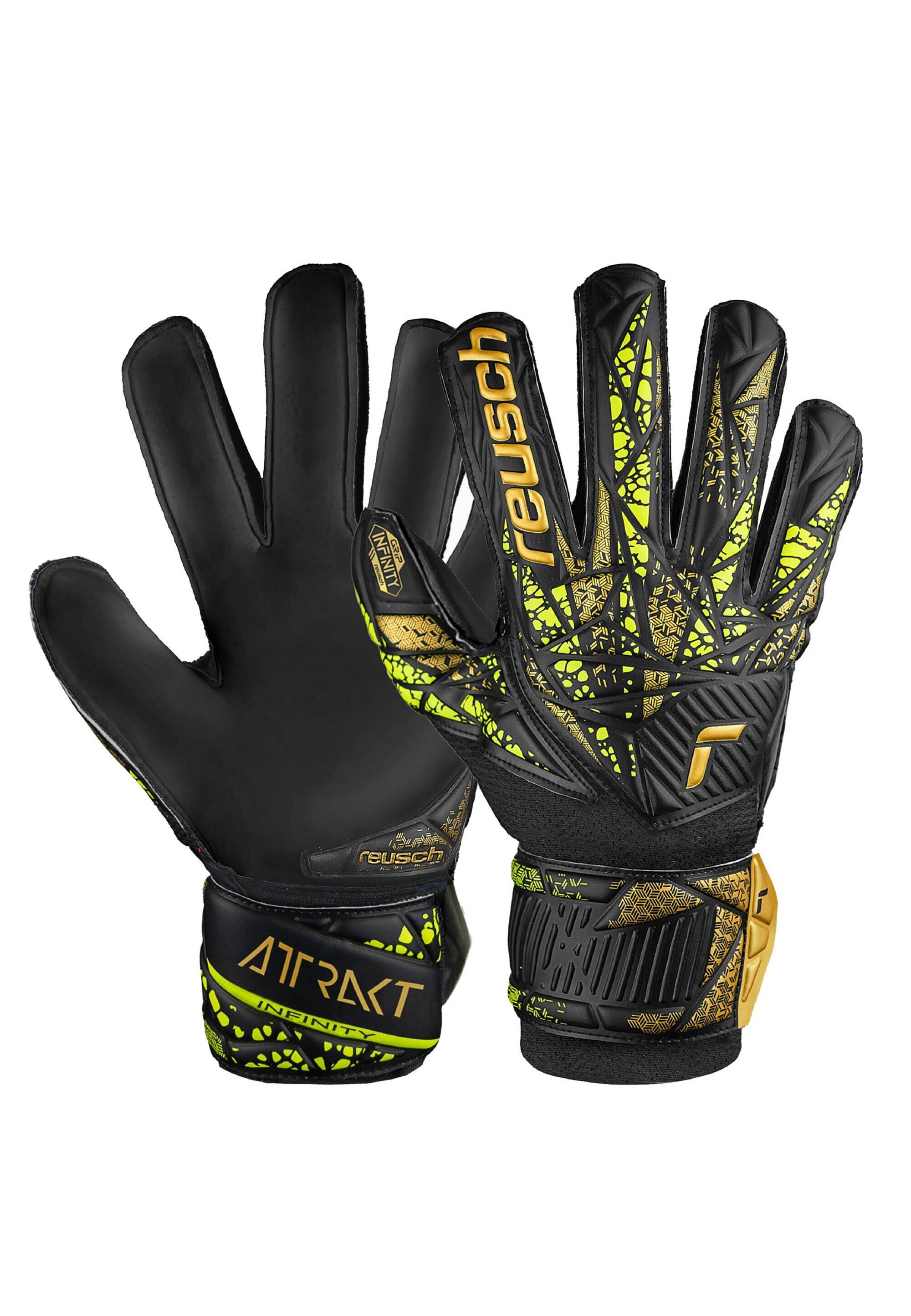 REUSCH Reusch Attrakt Infinity Finger Support Junior Goalkeeper Gloves