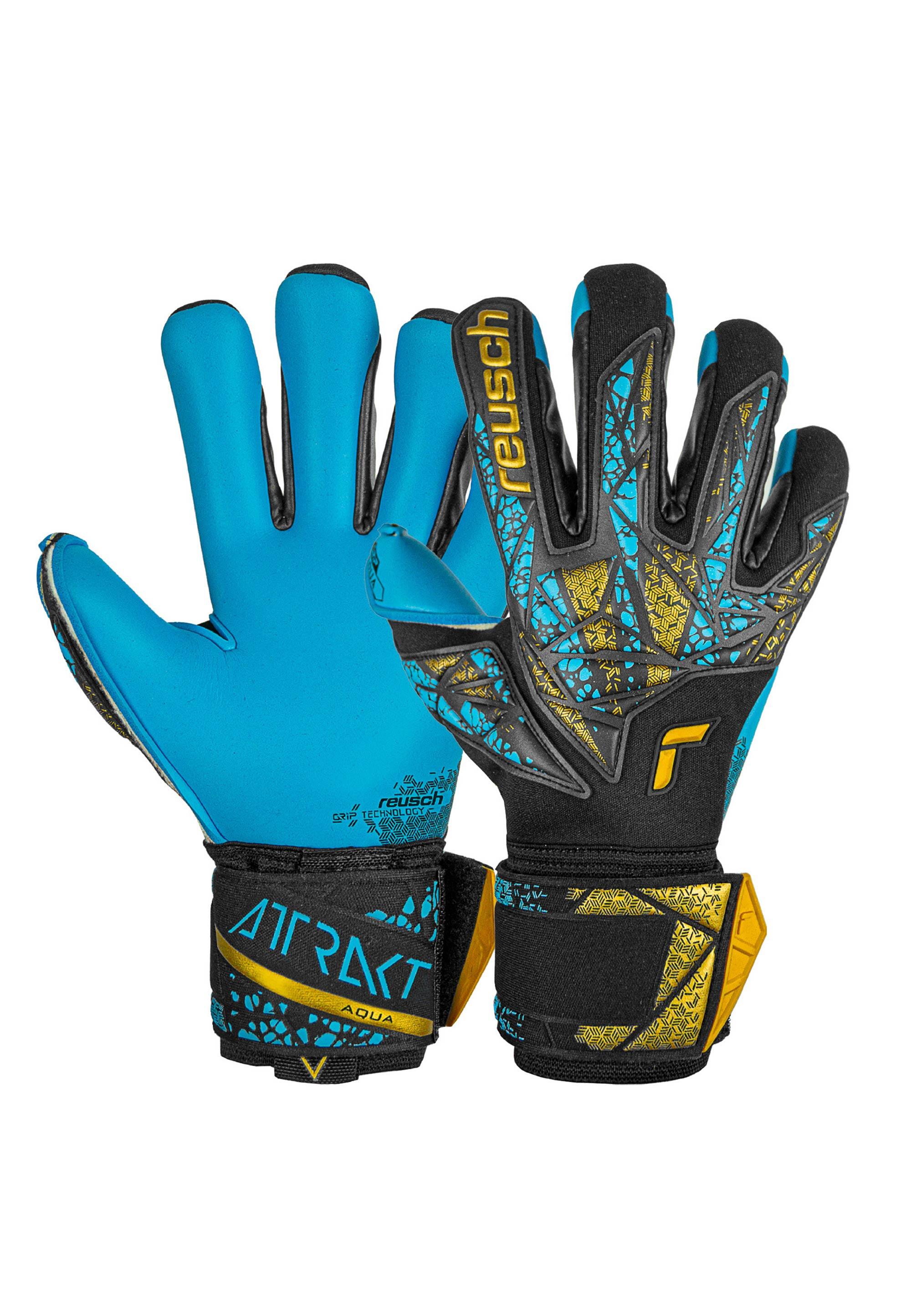 REUSCH Reusch Attrakt Aqua Finger Support   Goalkeeper Gloves