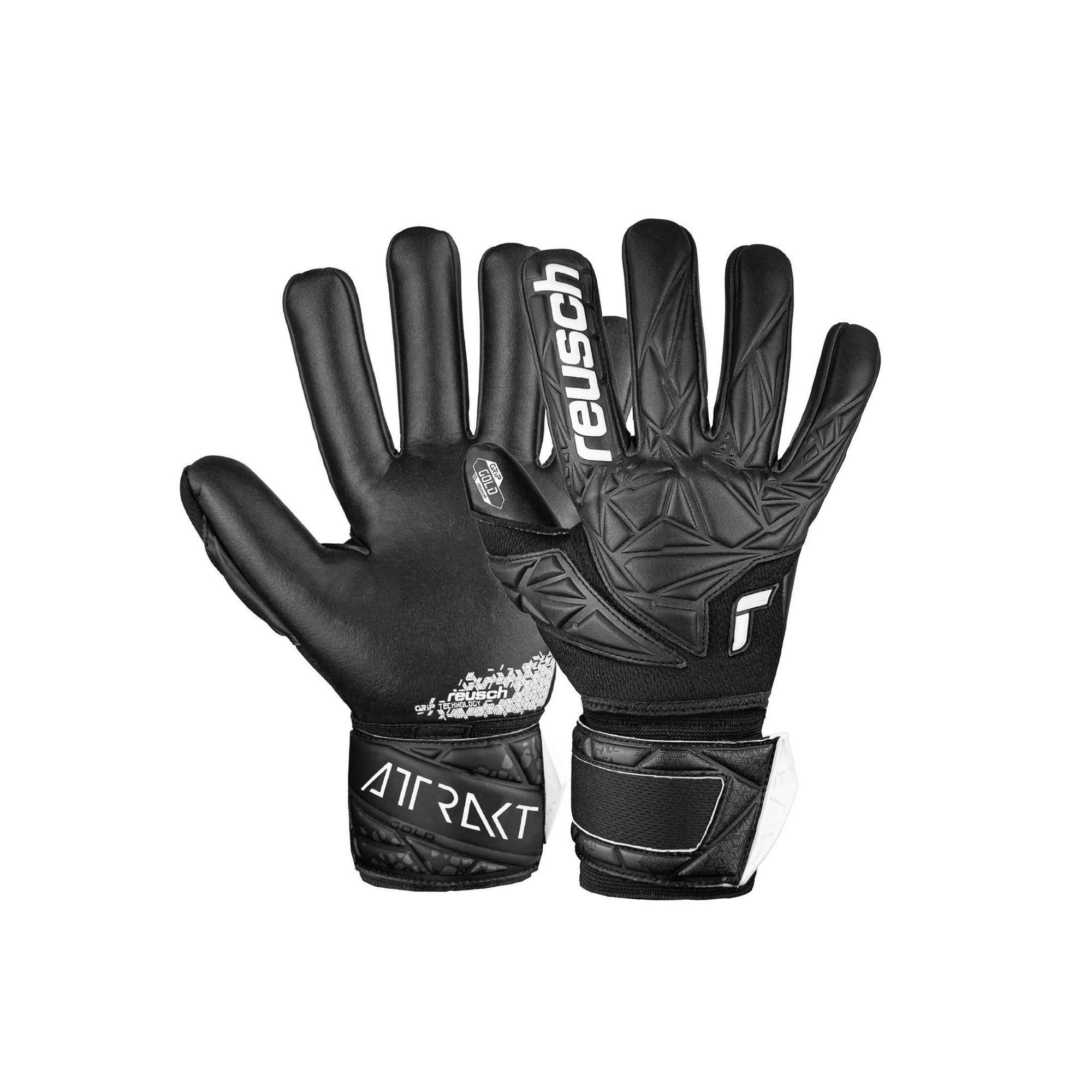 Reusch - Gants De Gardien Reusch Attrakt Gold Nc Finger Support - Gants De Gardien - Noir - 9 - Decathlon