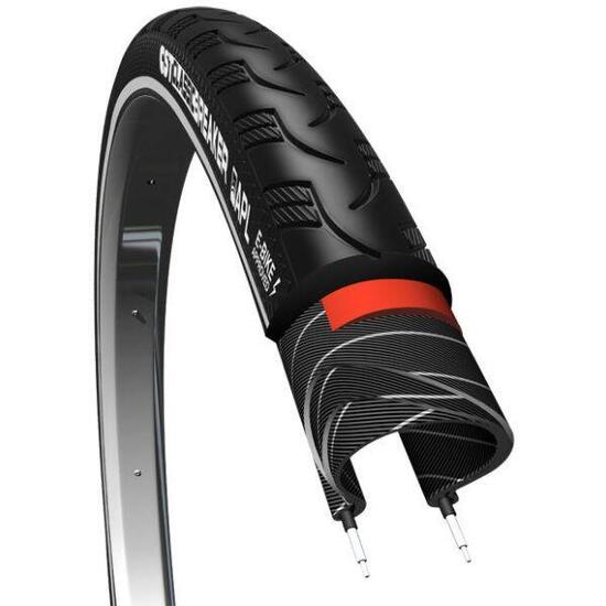 Łamacz Do Opon 28 X 1½" / 40-635 Mm Antyprzebiciowy - Czarny Z Odblaskiem