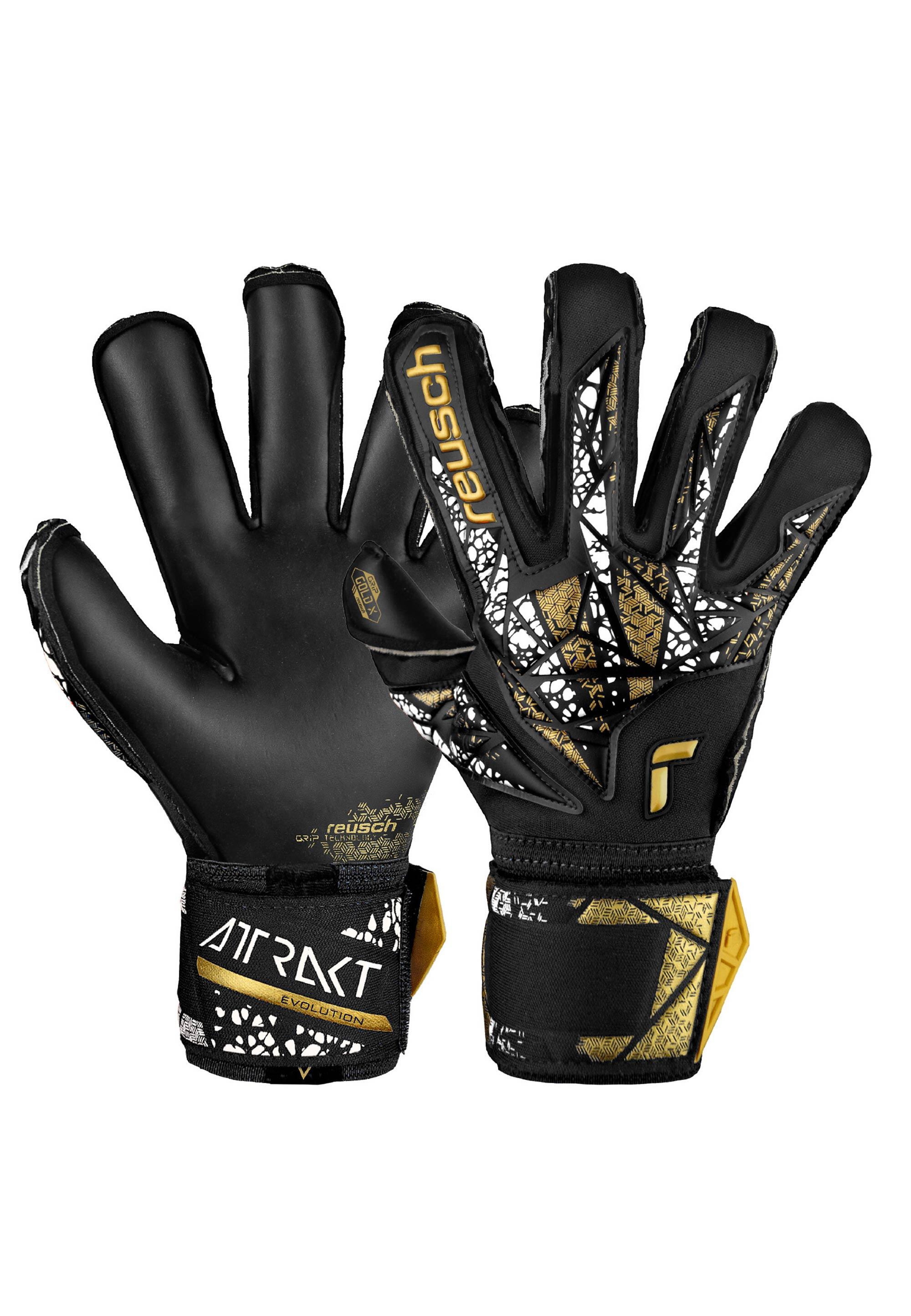 REUSCH Reusch Attrakt Gold X Evolution Cut Finger Support Goalkeeper Gloves