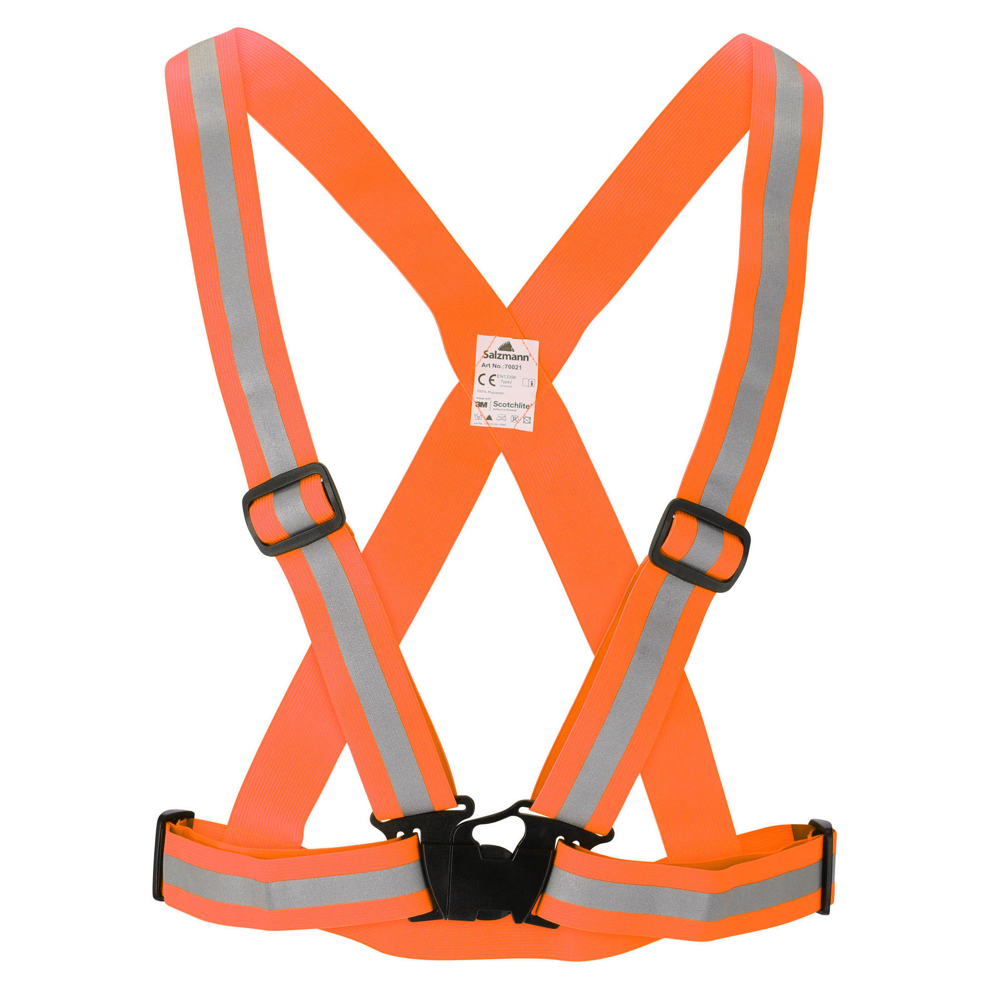 Endurance - Ceinture Cross Exercise Belt - Gilet De Visibilité - Orange - Taille Unique - Decathlon
