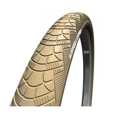 Buitenband zeppelin 28 x 1.75 x 2" / 47-622mm anti lek - khaki met reflectie