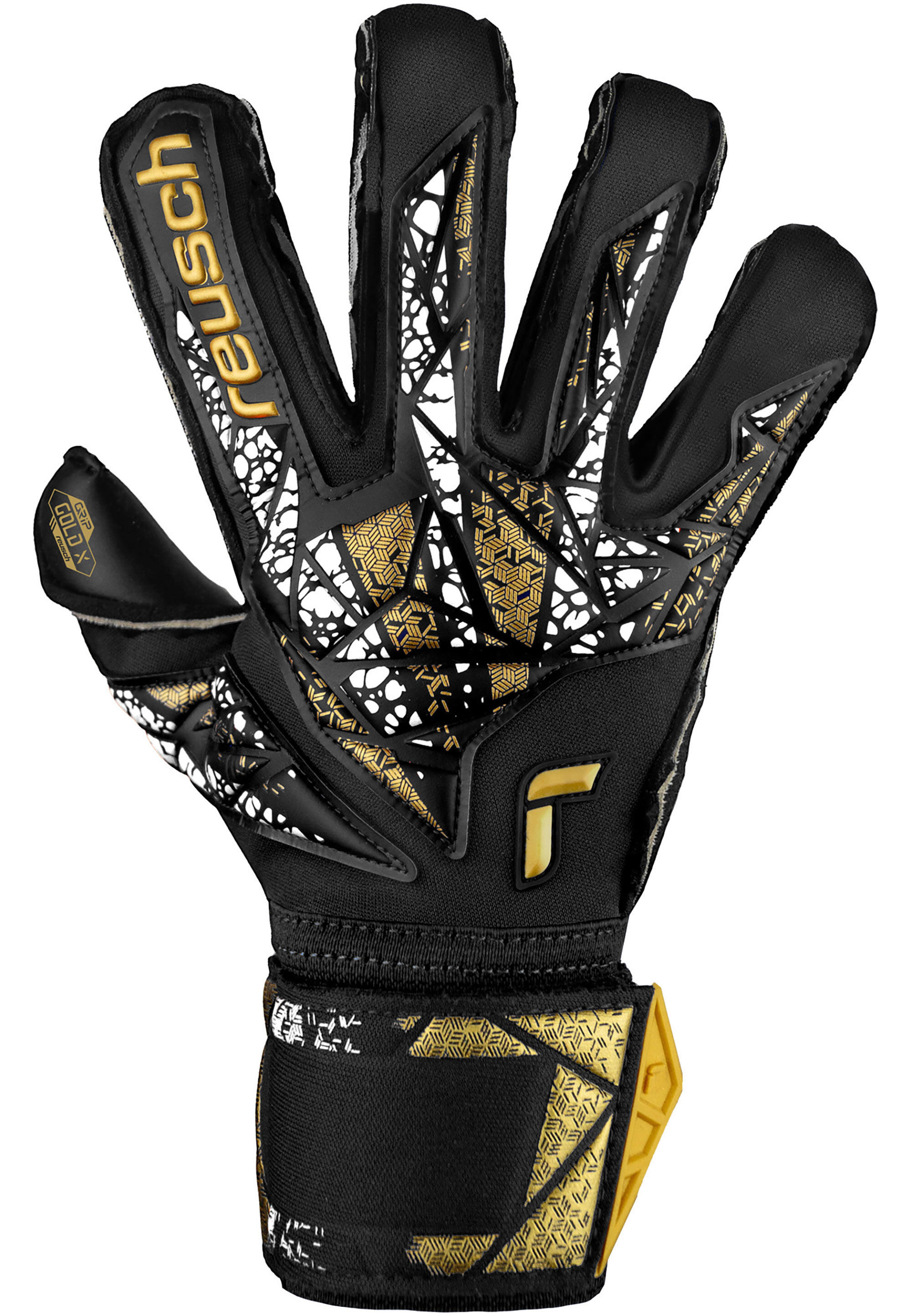Luvas de guarda-redes Reusch Attrakt Gold X Evolution Cut 2/15
