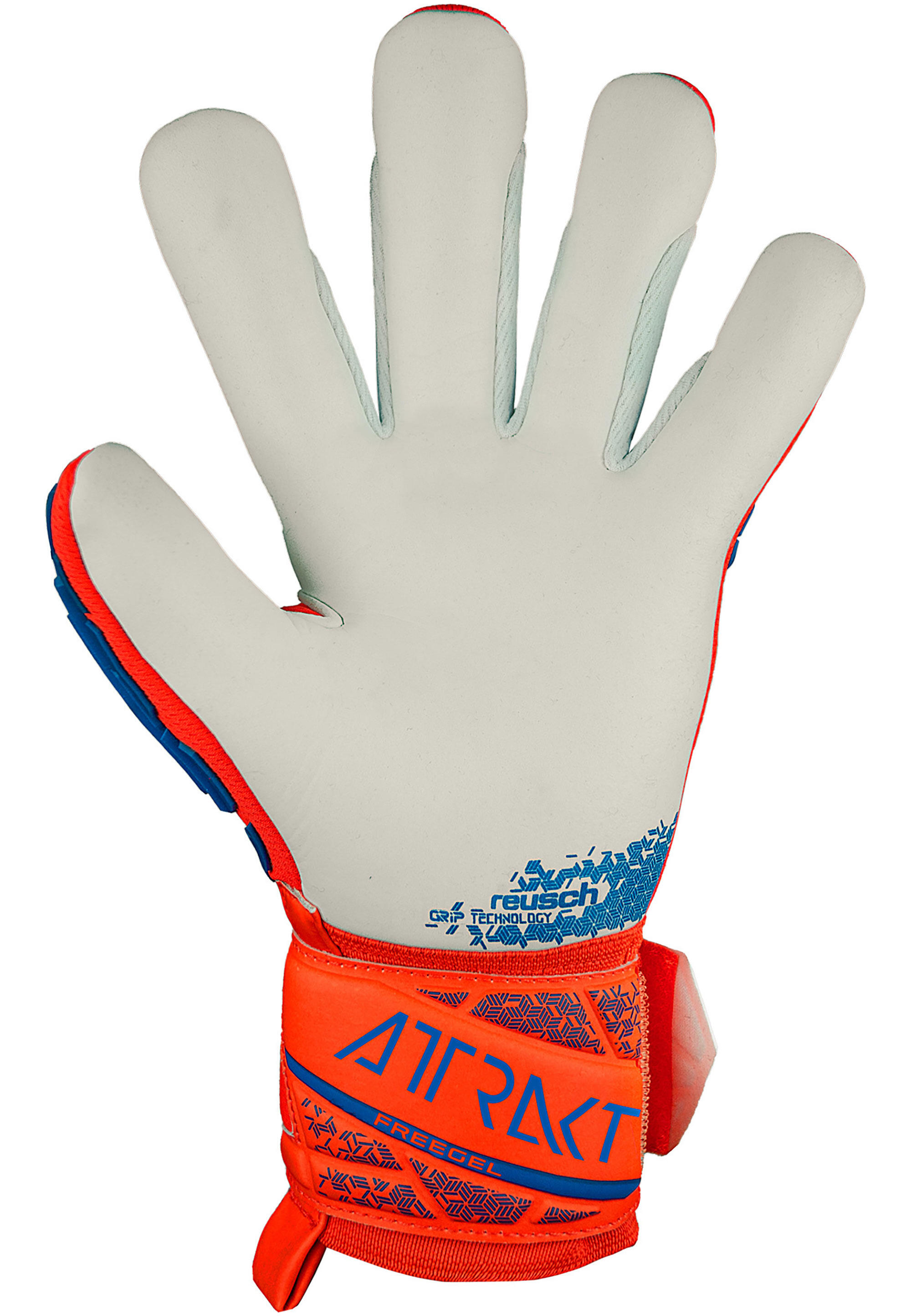 Reusch Attrakt Freegel Silver Goalkeeper Gloves 3/7