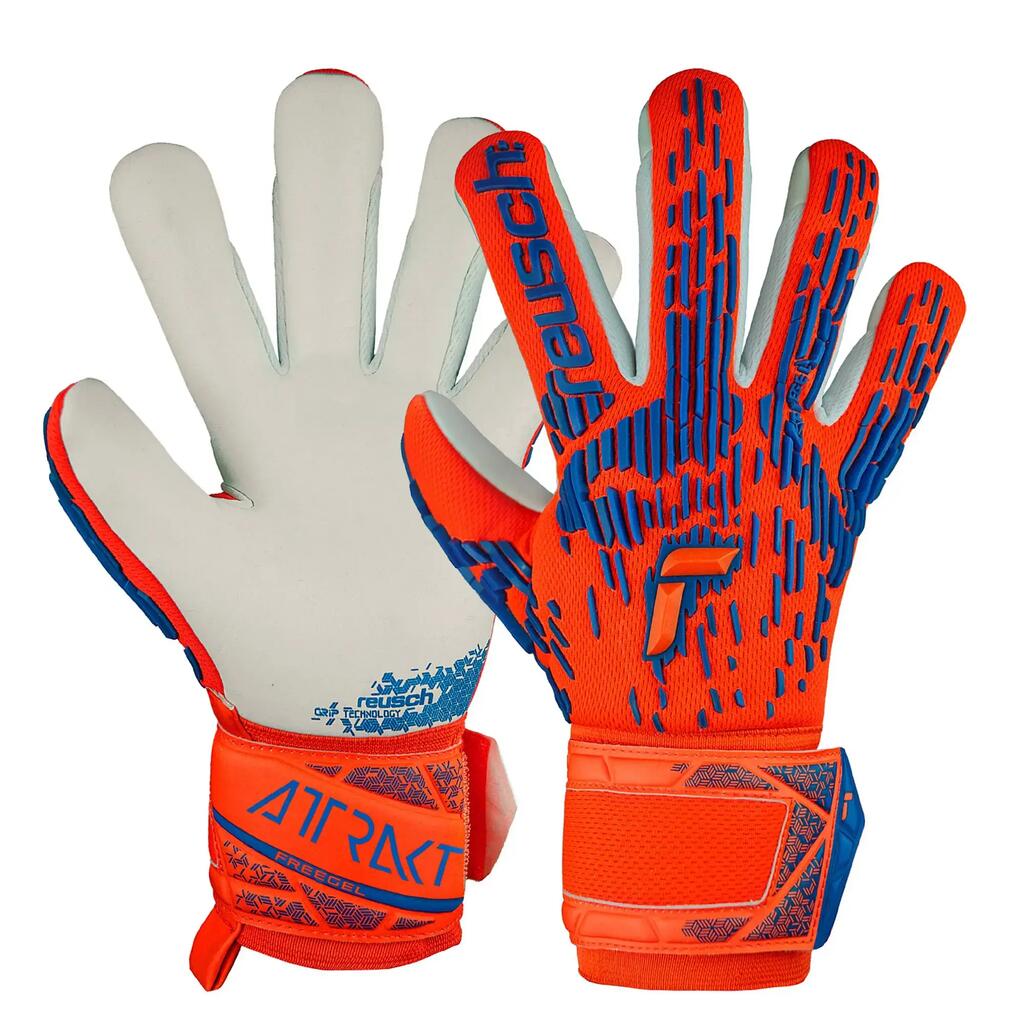 Unisex Adult Attrakt Freegel Goalkeeper Gloves (Orange)