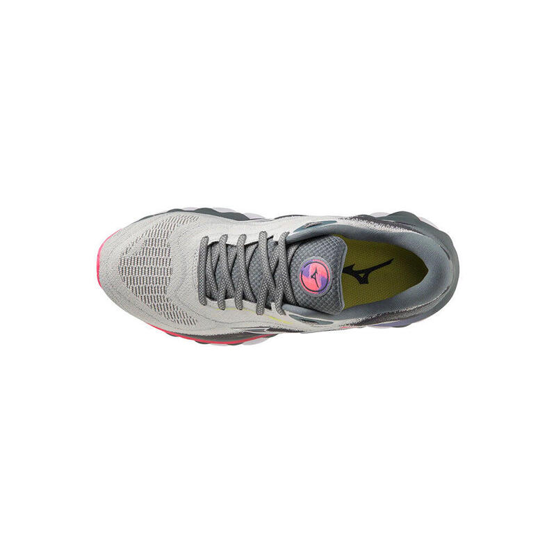 Wave Sky 7 Women's Road Running Shoes - Grey x Black