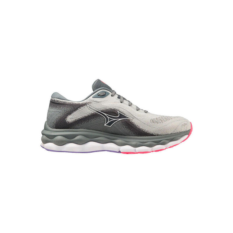 Wave Sky 7 Women's Road Running Shoes - Grey x Black