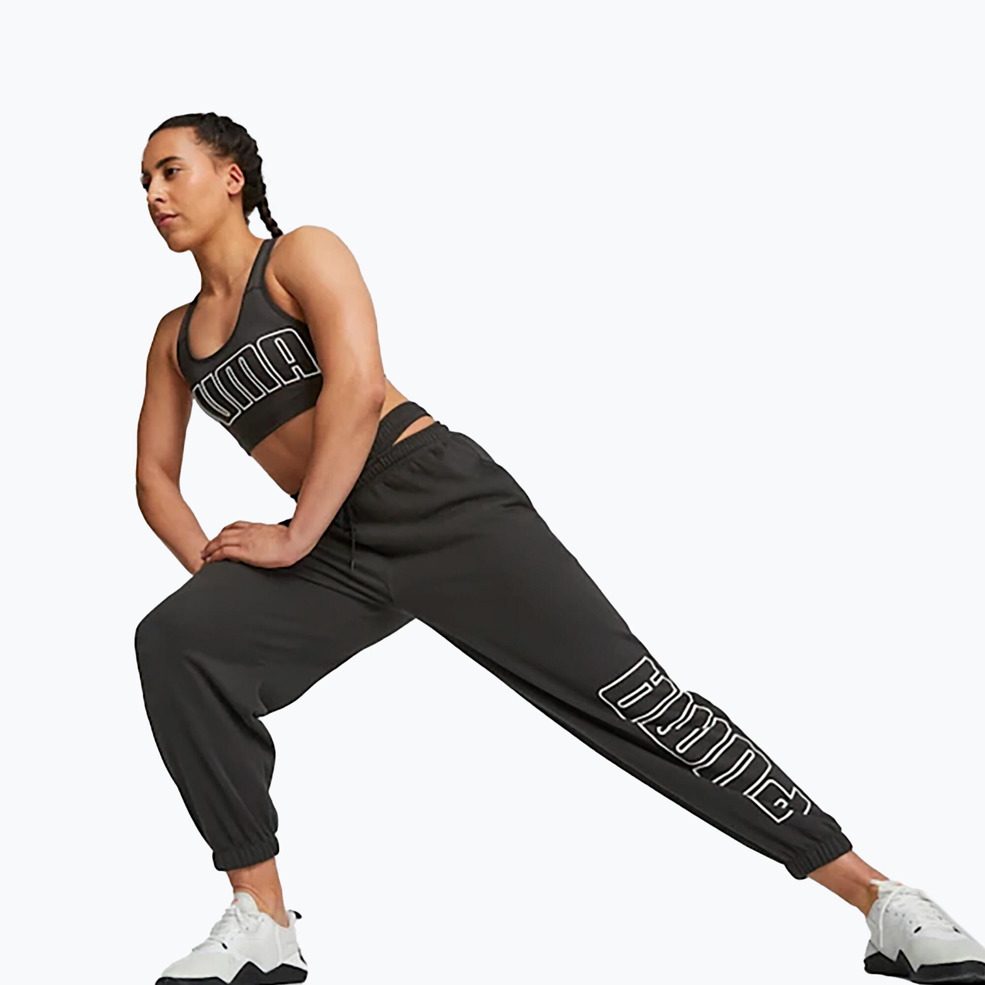 Stanik fitness PUMA Mid Impact 4Keeps Graphic PM 3/5