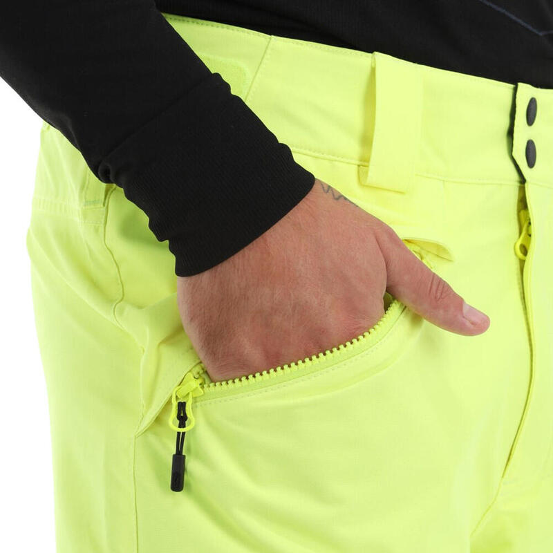 Pantaloni O'Neill Hammer pentru schi galbeni, impermeabili, respirabili