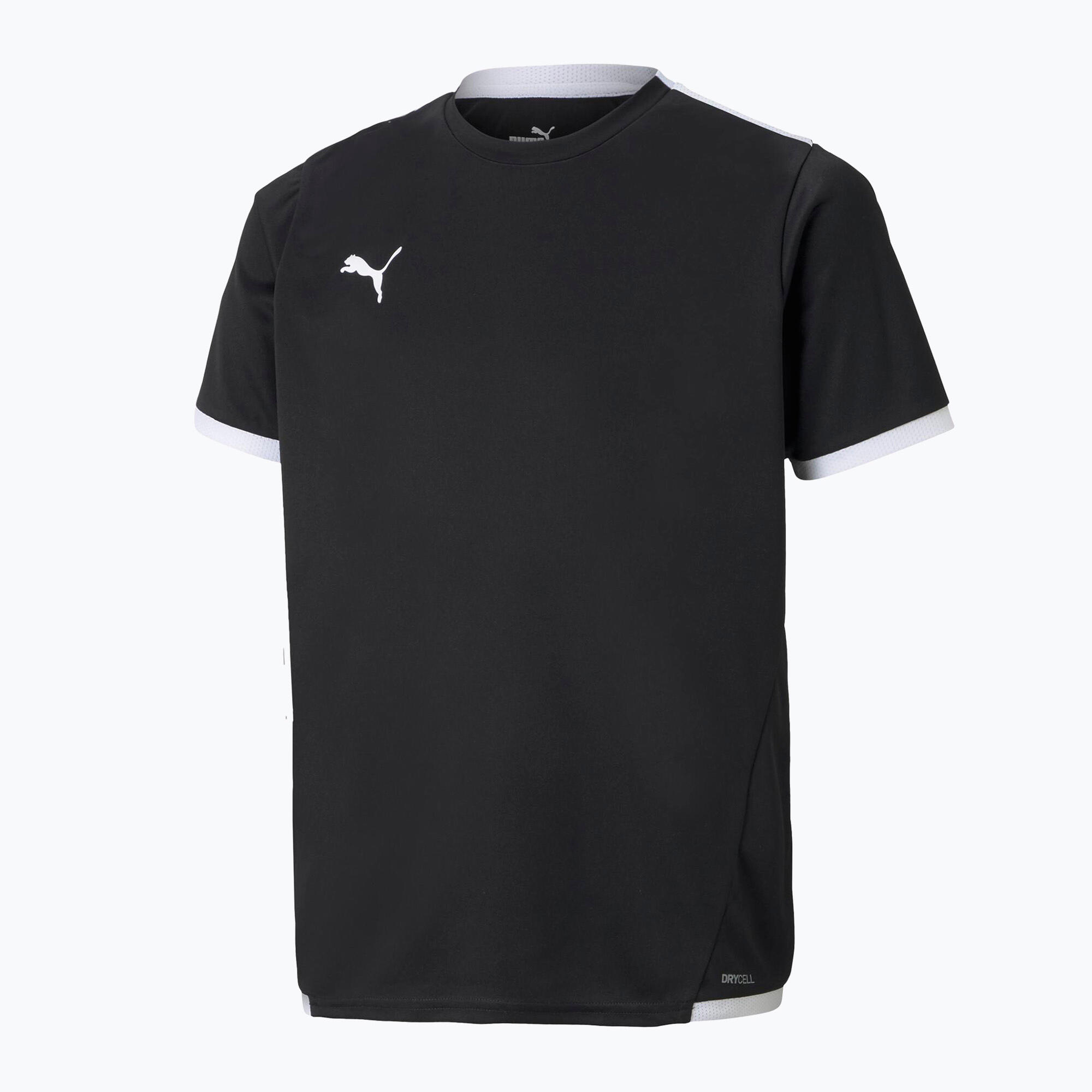 Maillot de football teamLIGA Enfant et Adolescent PUMA Black White 5/6