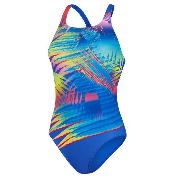 Speedo Placement Digital Medalist Swimsuit - Blue 5/5