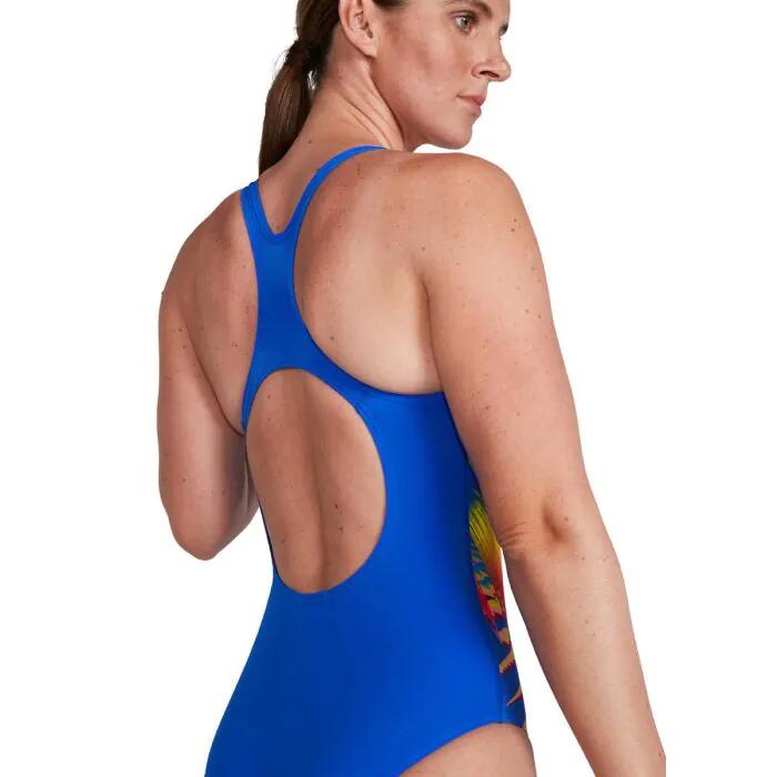 Speedo Placement Digital Medalist Swimsuit - Blue 4/5