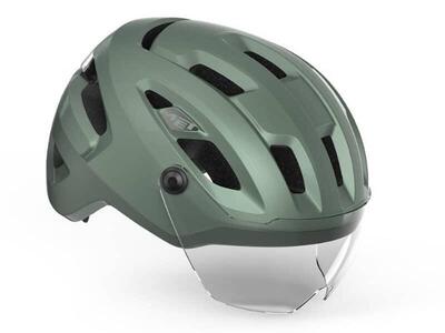Casco MET Intercity Mips Argento riflettente opaco