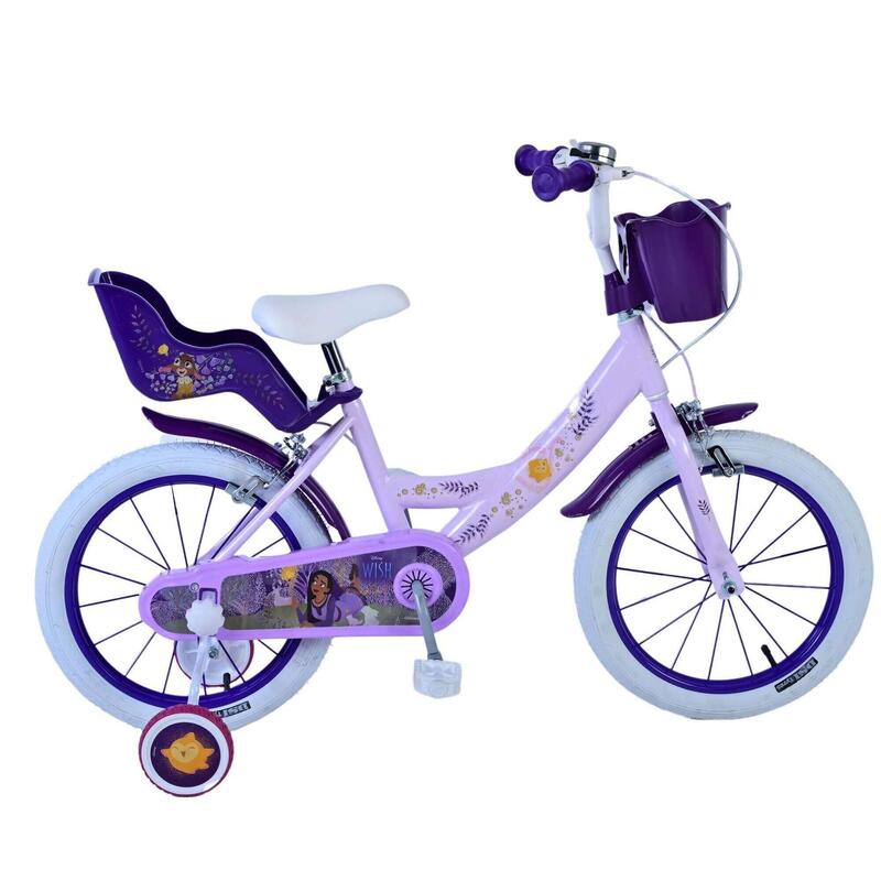 VOLARE BICYCLES Kinderfahrrad  Disney Wish, 16  Zoll, ohne Rücktrittbremse