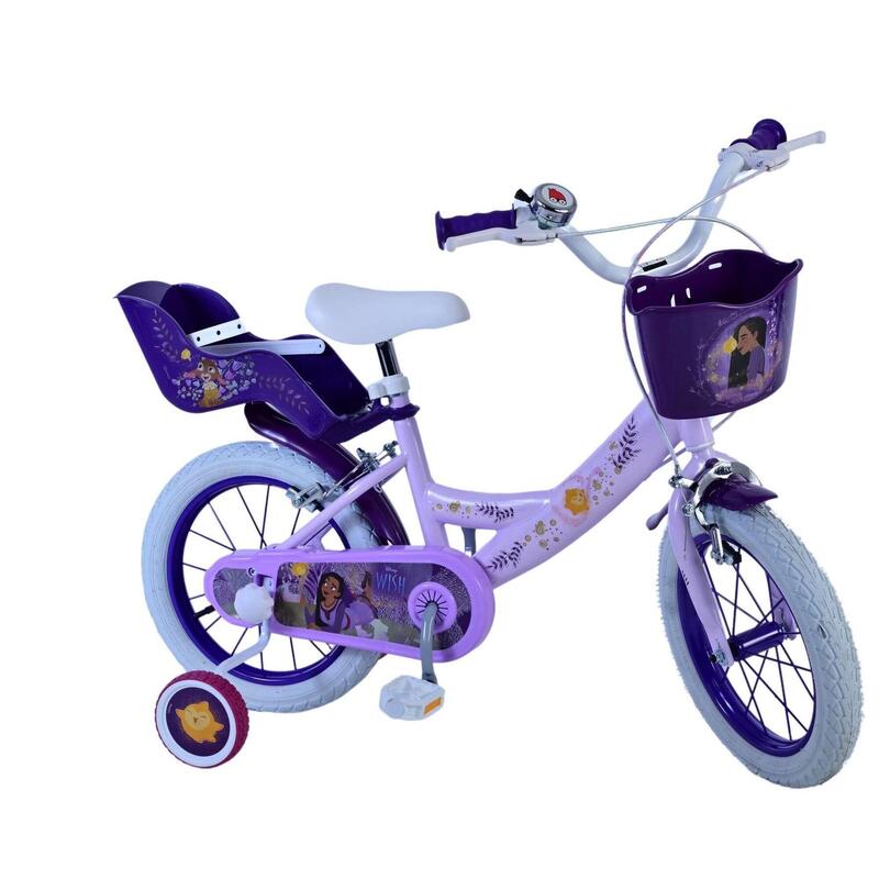 VOLARE BICYCLES Kinderfahrrad  Disney Wish, 14  Zoll, ohne Rücktrittbremse