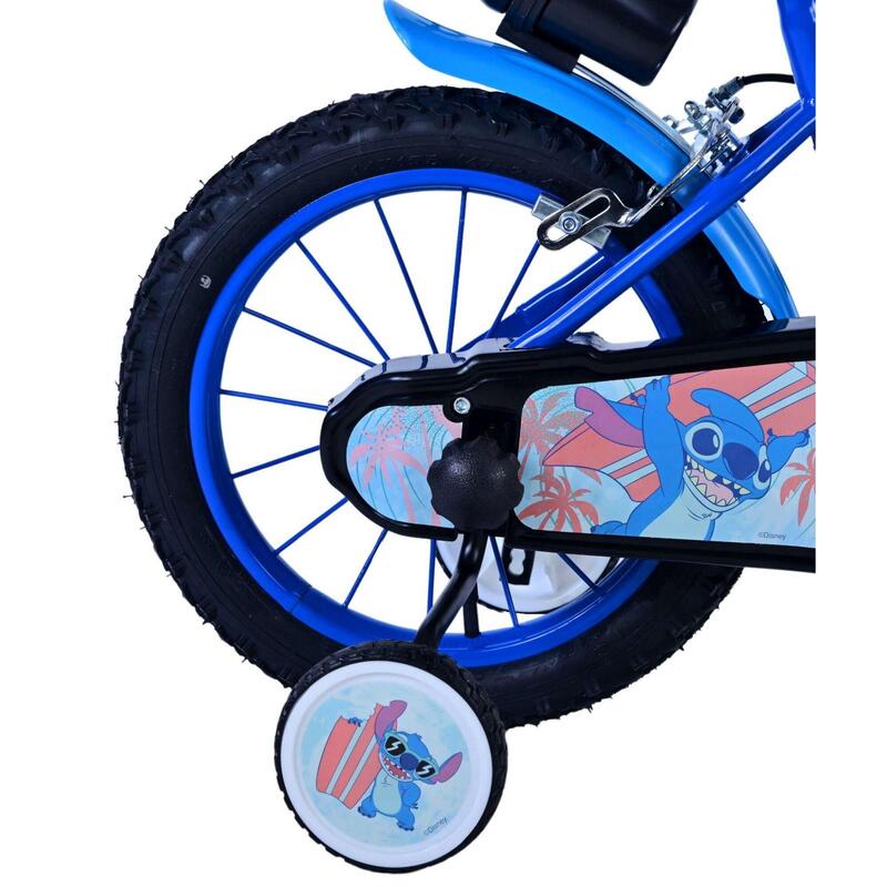 VOLARE BICYCLES Kinderfahrrad  Disney Stitch , 14  Zoll, ohne Rücktrittbremse