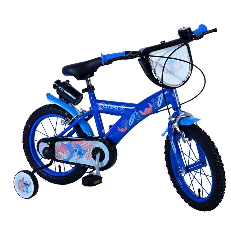 VOLARE BICYCLES Kinderfahrrad  Disney Stitch , 14  Zoll, ohne Rücktrittbremse