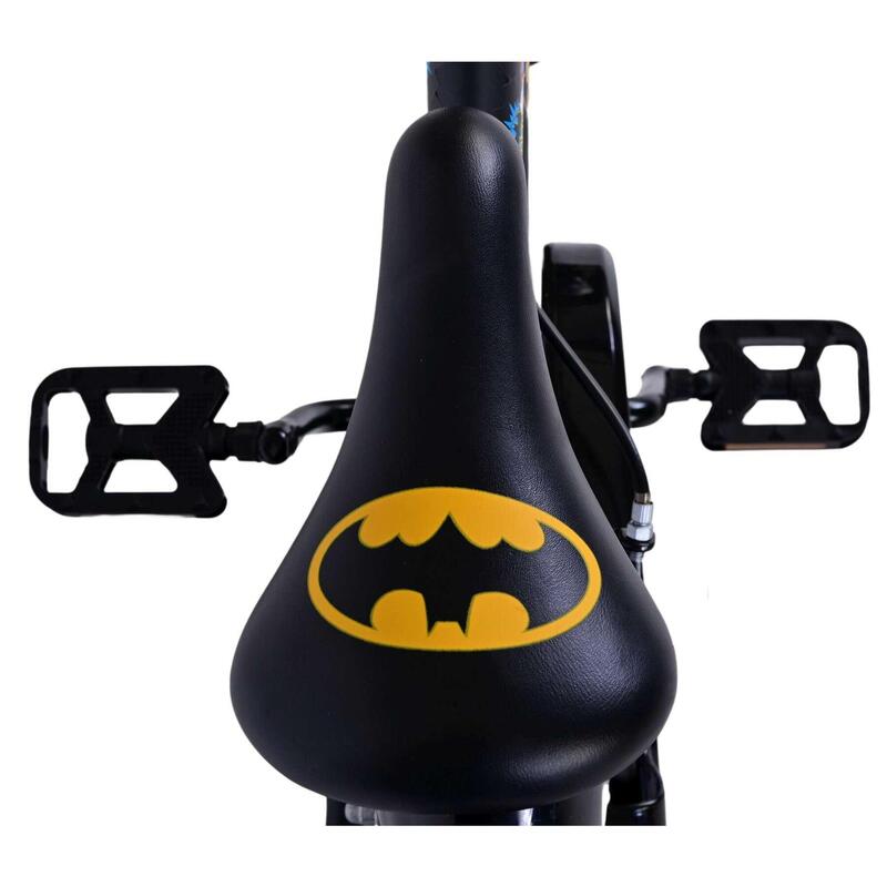 VOLARE BICYCLES Vélo enfant Batman 14 pouces, sans frein à rétropédalage