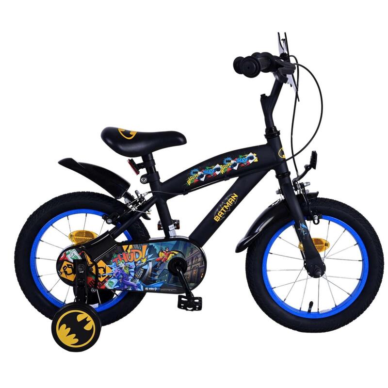 VOLARE BICYCLES Kinderfiets Batman 14 inch, zonder terugtraprem