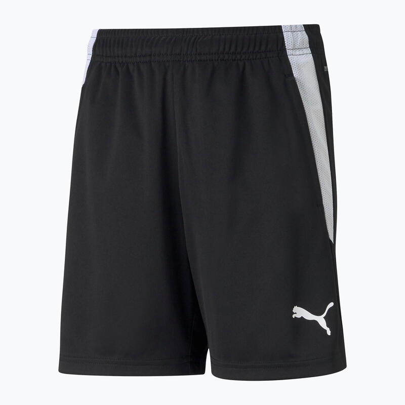 teamLIGA voetbalshort voor jongeren PUMA Black White