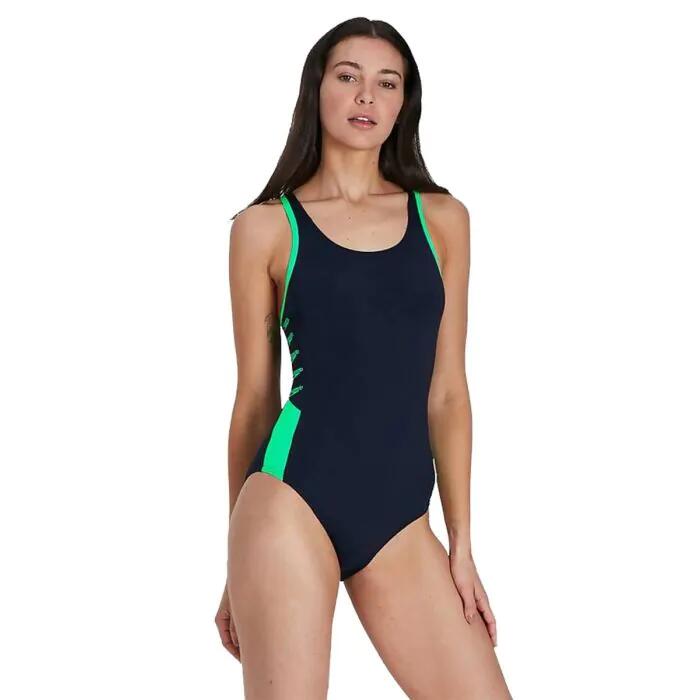 Strój kąpielowy jednoczęściowy damski Speedo Boom Logo Splice Muscleback